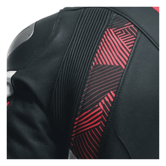 Dainese Avro 5 Men’s Black Red Leather Motorcycle Jacket