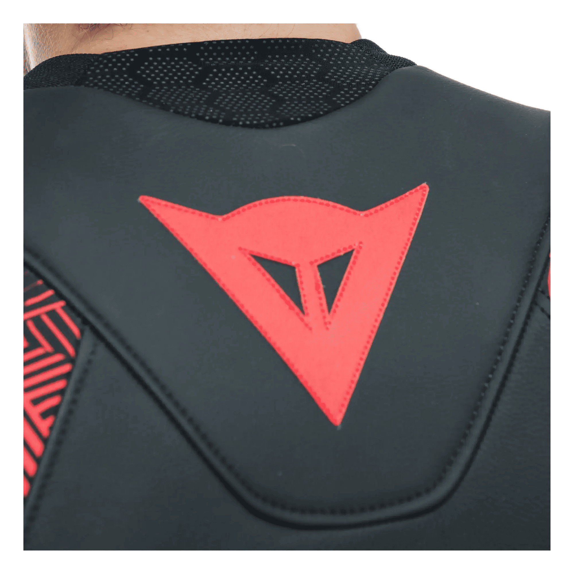 Dainese Avro 5 Men’s Black Red Leather Motorcycle Jacket