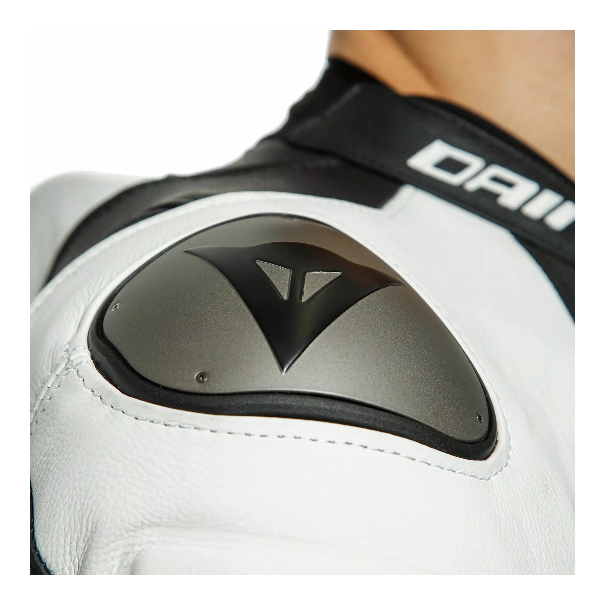 Dainese Laguna Seca 6 Perforated One-Piece Leather Racing Suit – Black/White | 1.2mm Tutu Cowhide | EN 1621.1 Level 2 Armor | RSS 4.0 Sliders | CE AAA Certified MotoGP Track Suit for Men