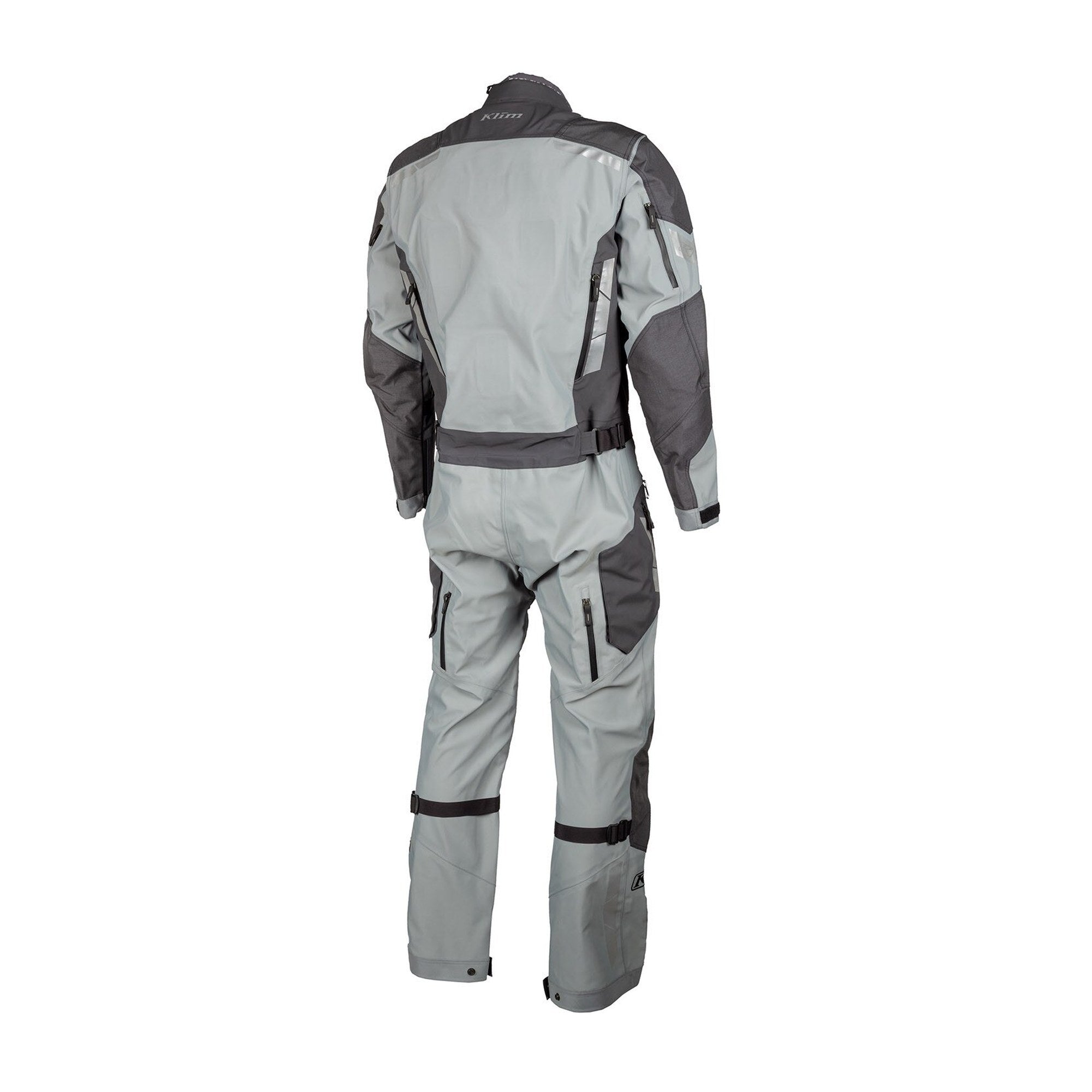 Klim Hardanger One-Piece Touring Motorcycle Suit – Grey | 3-Layer GORE-TEX Pro Shell | D3O Level 1 Armor | 750D Cordura Overlays | 14 YKK Waterproof Vents | Adventure Touring Suit for Men