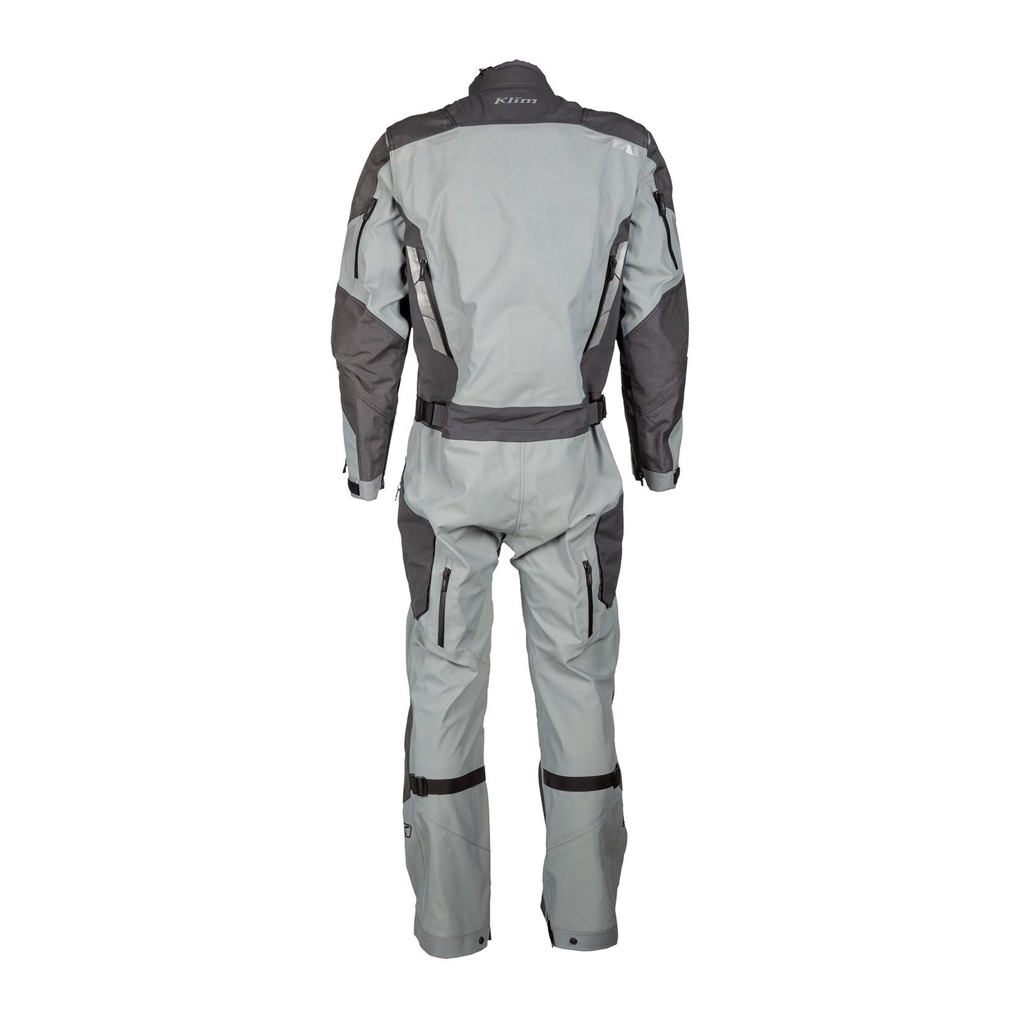 Klim Hardanger One-Piece Touring Motorcycle Suit – Grey | 3-Layer GORE-TEX Pro Shell | D3O Level 1 Armor | 750D Cordura Overlays | 14 YKK Waterproof Vents | Adventure Touring Suit for Men