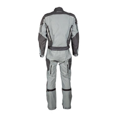 Klim Hardanger One-Piece Touring Motorcycle Suit – Grey | 3-Layer GORE-TEX Pro Shell | D3O Level 1 Armor | 750D Cordura Overlays | 14 YKK Waterproof Vents | Adventure Touring Suit for Men