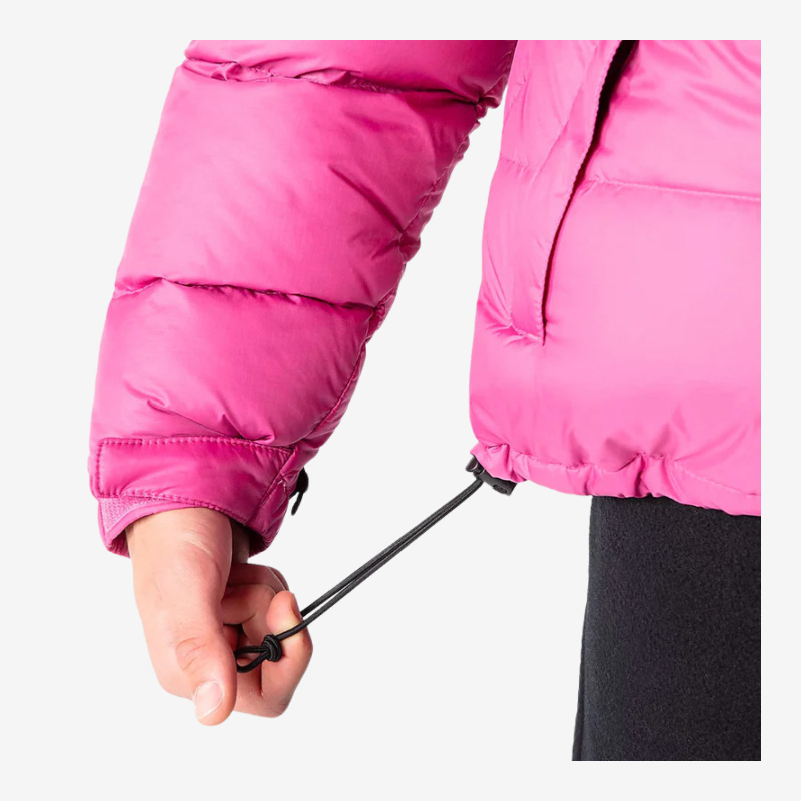 The North Face Nuptse 700 Puffer Jacket Pink Black 1996 Retro Down Winter Coat