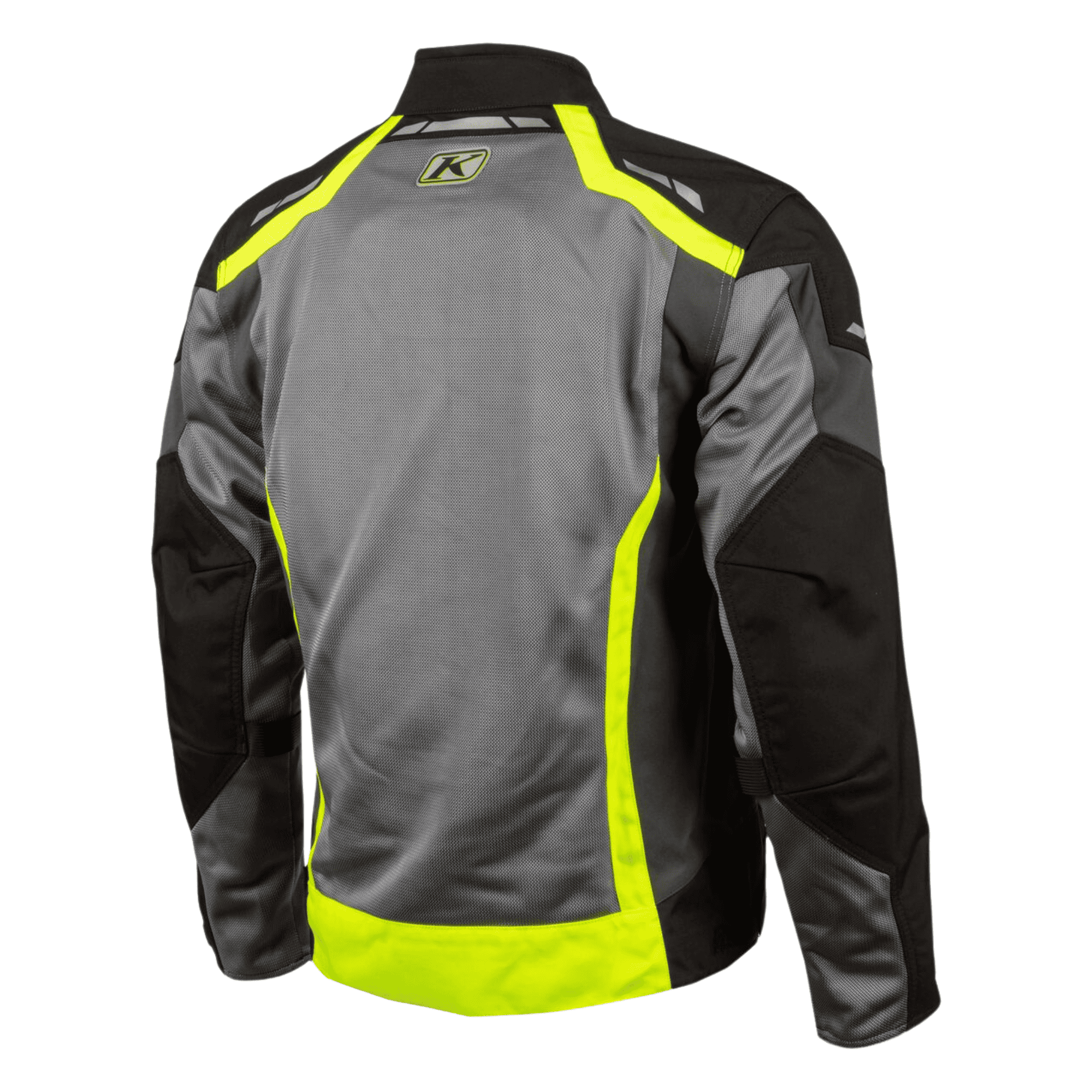 Klim Induction Yellow Grey Mesh Motorcycle Jacket with CE Armor