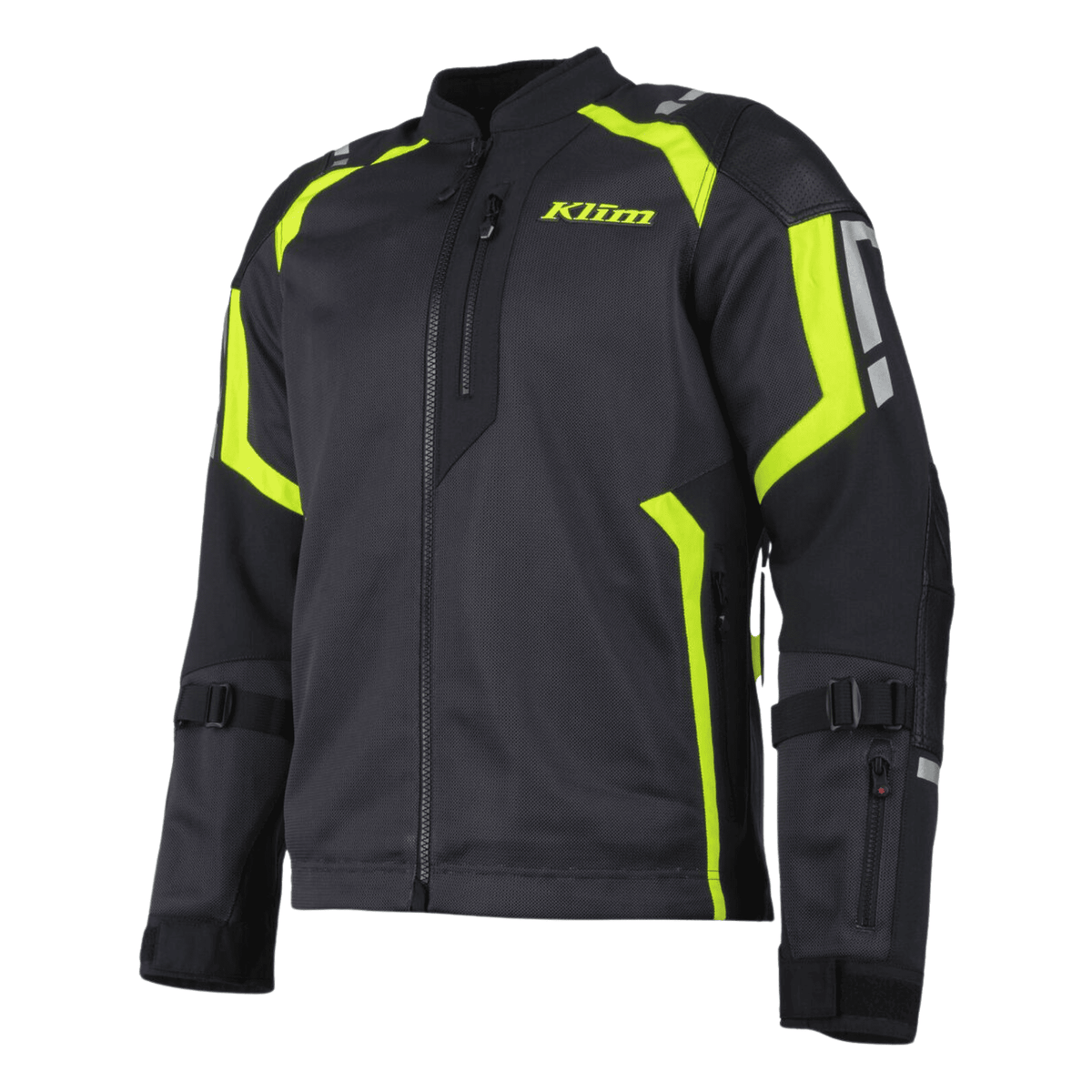 Klim Induction Pro Motorcycle Jacket Yellow Mesh Coat with CE Armor