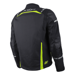 Klim Induction Pro Motorcycle Jacket Yellow Mesh Coat with CE Armor