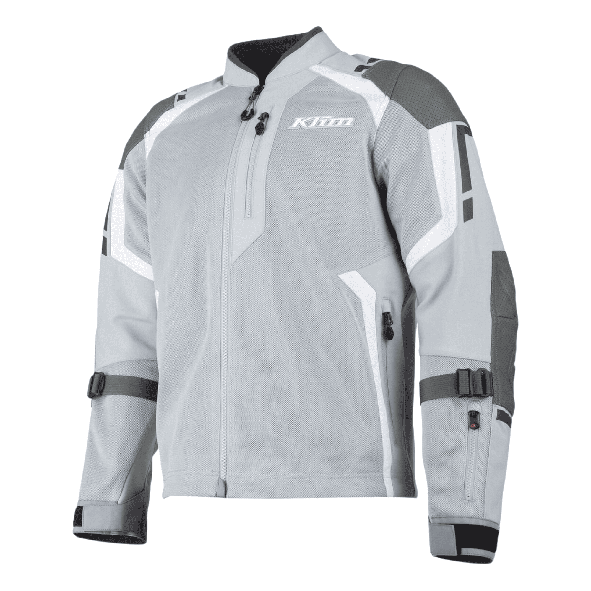Klim Induction Pro Motorcycle Jacket White Mesh Coat with CE Armor