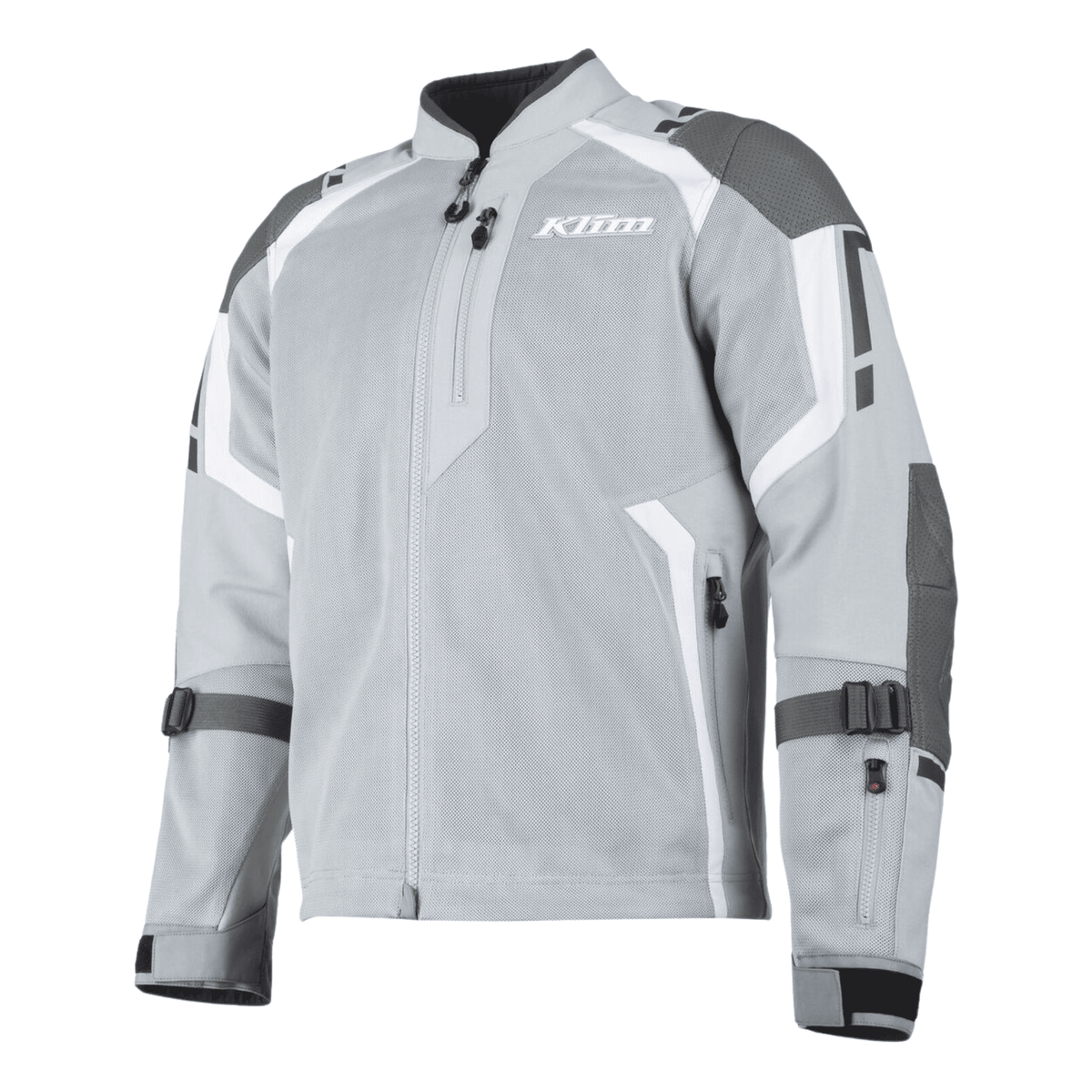 Klim Induction Pro Motorcycle Jacket White Mesh Coat with CE Armor