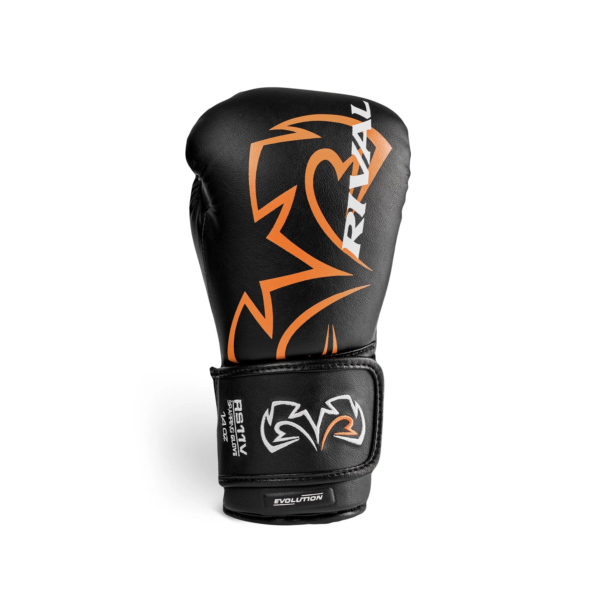 Rival RS11V Evolution Sparring Gloves – Gold/Black | WristLock 2 Support System | Premium Leather Boxing Sparring Gloves for Training & Competition Preparation