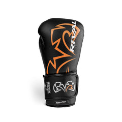 Rival RS11V Evolution Sparring Gloves – Gold/Black | WristLock 2 Support System | Premium Leather Boxing Sparring Gloves for Training & Competition Preparation