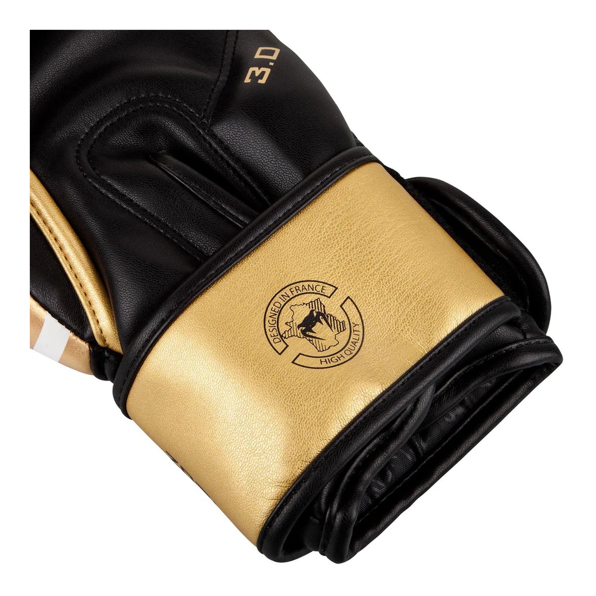 Venum Challenger 3.0 Boxing Gloves – White/Gold | Triple-Layer Foam Protection | High-Quality Synthetic Leather | 12 oz Boxing Training Gloves for All Levels