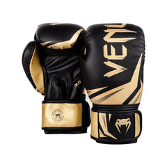 Venum Challenger 3.0 Boxing Gloves – Black/Gold | Triple-Layer Foam Protection | High-Quality Synthetic Leather | 12 oz Boxing Training Gloves for All Levels