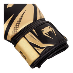 Venum Challenger 3.0 Boxing Gloves – Black/Gold | Triple-Layer Foam Protection | High-Quality Synthetic Leather | 12 oz Boxing Training Gloves for All Levels