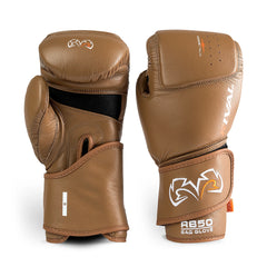 Rival RB50 Intelli-Shock Compact Bag Gloves – Brown | D3O® Smart Protection | Ergonomic Fit | Premium Leather Heavy Bag Gloves for Serious Boxers