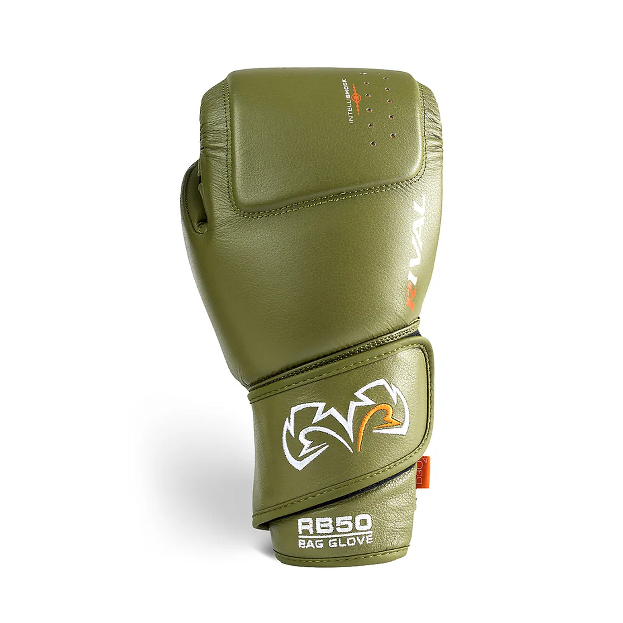 Rival RB50 Intelli-Shock Compact Bag Gloves – Khaki | D3O Technology Premium Leather Bag & Pad Training Gloves