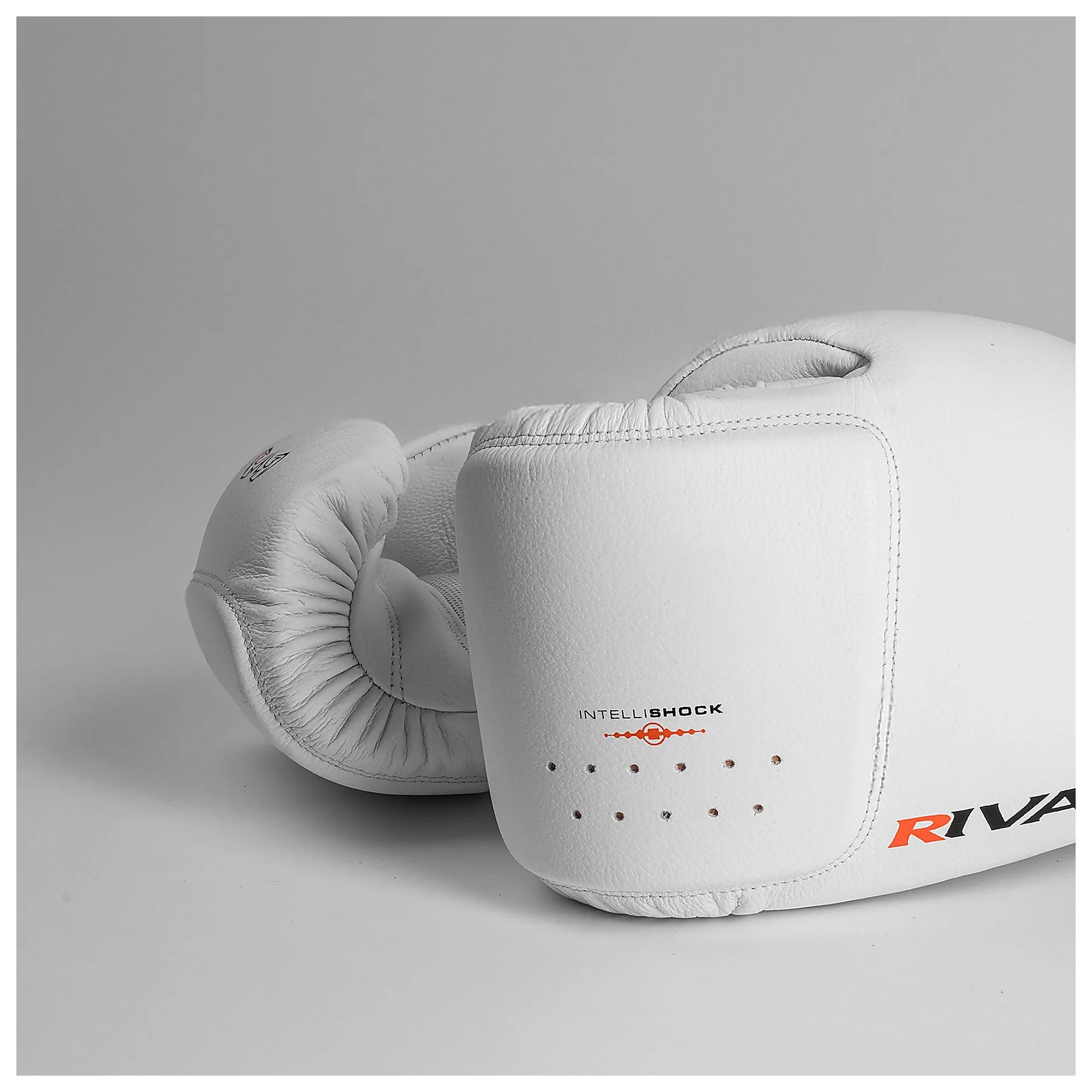 Rival RB50 Intelli-Shock Compact Bag Gloves – White | D3O® Smart Foam Protection | Ergonomic Fit | Premium Leather Boxing Bag Gloves for Heavy Bag Training