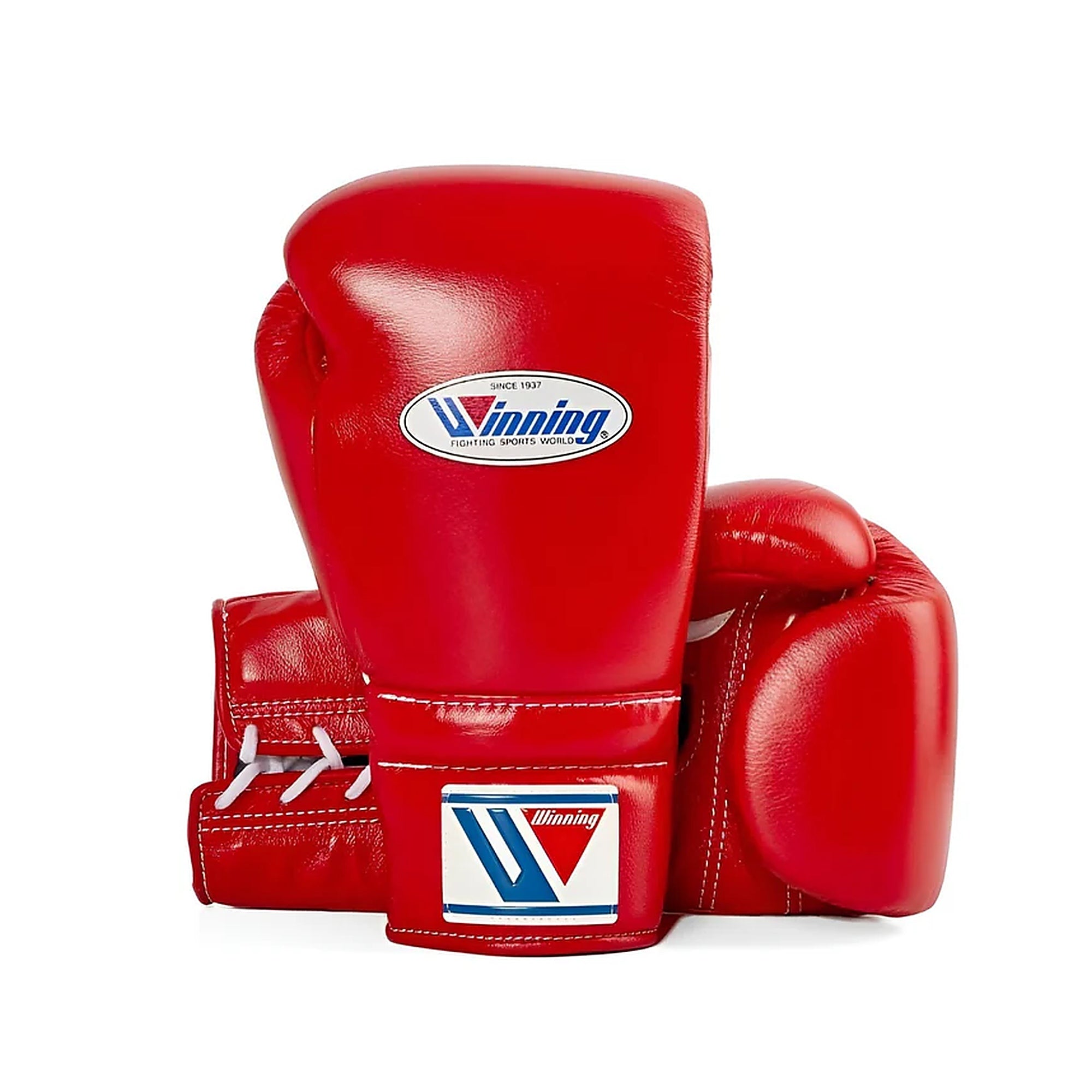 Winning MS-500 Professional Boxing Gloves – Red | Handcrafted Japanese Lace-Up Training & Sparring Gloves Since 1937